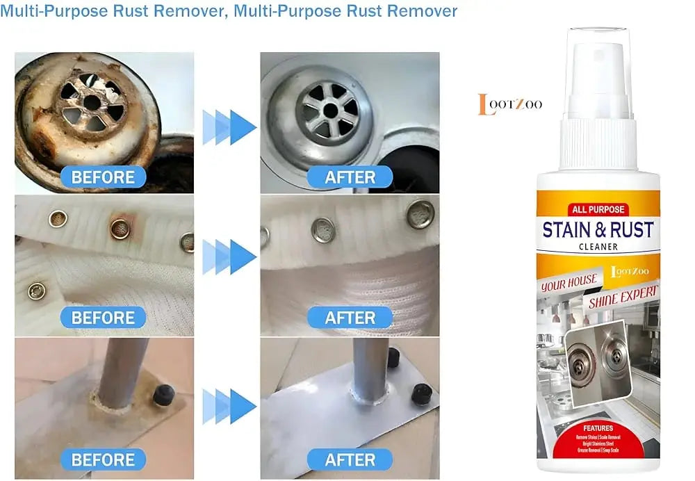 All Purpose Stain & Rust Cleaner – Powerful Multi-Surface Rust Remover