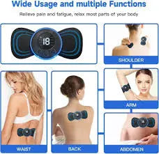 Wireless EMS Mini Body Massager – Portable Butterfly Massager for Blood Circulation & Pain Relief